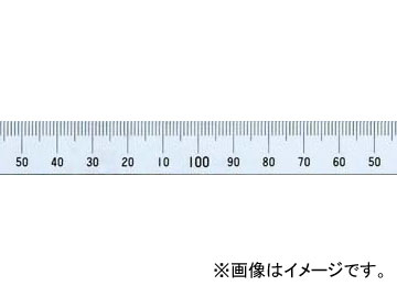 シンワ測定 マシンスケール 500mm 上段右基点目盛 穴なし 14139 Machine scale upper right base point No