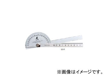 シンワ測定 プロトラクター No.300 シルバー φ210 竿目盛30cm 2本竿 62839 JAN：4960910628397 Protractor Silver Rod Mimori pole