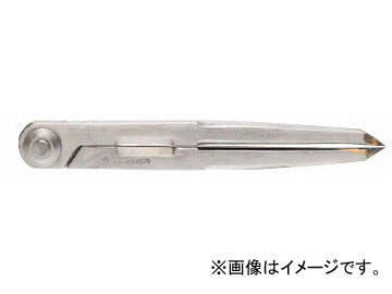 シンワ測定 鋼製羅針盤 超硬手当て付 D-2 25糎 77543 JAN：4960910775435  with steel compass carbide chip