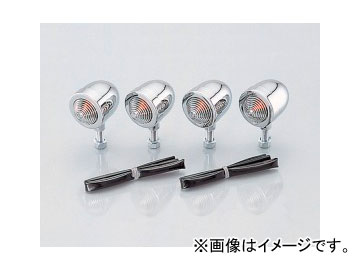 2輪 キタコ ウインカーKIT ブレッド・ミニ/クローム/オレンジ 830-0900140B JAN：4990852061440 ホンダ ジャズ Winker画像