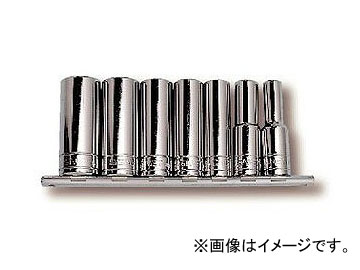 シグネット/SIGNET 1/2DR ディープソケットセット ホルダー付 品番：13437 JAN：4545301002781 with deep socket set holder