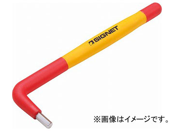 シグネット/SIGNET 絶縁L型六角棒レンチ 12mm 品番：E42612 JAN：4545301067544 Insulated type Hexagonal stick wrench