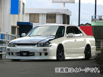 ユーラス/URAS フロントバンパー STYLE-L ニッサン スカイライン R34 4ドア 前期・後期 Front bumper