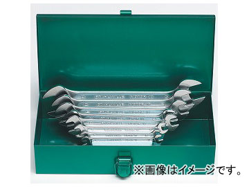 スタビレー/STAHLWILLE 両口スパナセット（メタルケース入） 品番：10/8K JAN：4545301016726 Both exit spanner set metal case