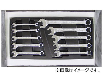 スタビレー/STAHLWILLE 片目片口鍵仕掛ける（96400808） 品番：13/10KT JAN：4018754080649  One eyed one sided spanner set