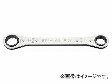 スタビレー/STAHLWILLE 板ラチェットメガネ（スプライン）（41571618） 品番：25ASP-16X18 JAN：4018754209385 Plate Latchet Glasses Splin