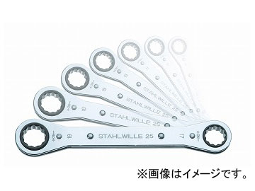 スタビレー/STAHLWILLE 板ラチェットメガネセット（96411301） 品番：25/7PC JAN：4018754081127 Plate Latchet Glasses Set 51,464円