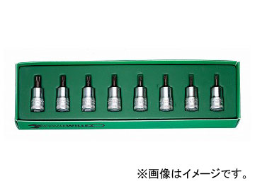 スタビレー/STAHLWILLE 3/8SQ ヘクスローブソケットセット（96021001） 品番：49TX/8 JAN：4018754078929 Hexrove Socket Set