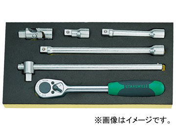 スタビレー/STAHLWILLE TCS 1/2”-512/6 ラチェットセット 品番：96838175 JAN：4018754137572  ratchet set