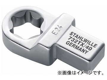 スタビレー/STAHLWILLE トルクレンチ差替ヘッド（58294024） 品番：732TX/40-E24 JAN：4018754096862 Torque wrench replacement head