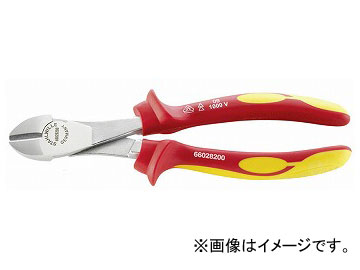 スタビレー/STAHLWILLE 絶縁強力斜ニッパー(66028180) 品番:6602 8 180 JAN:4018754206612 Insulation strong diagonal nipper|オートパーツエージェンシー