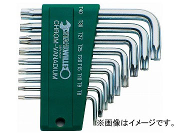 スタビレー/STAHLWILLE ヘクスローブレンチセット 9本組（96432202） 品番：10766/9 JAN：4018754091829 Hexl wrench set pairs