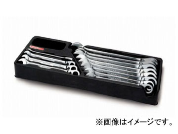 トップトゥル/TOPTUL リバーシブルギアレンチ12本組SET GAAT1203 Reversible Gear Lench