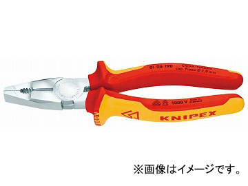クニペックス/KNIPEX 絶縁ペンチ 品番：0106-160 JAN：4003773040729 Insulated pliers