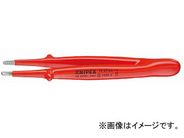 クニペックス/KNIPEX 不成立細しい毛抜き 品番：9267-63 長さ：145粍 JAN：4003773054931  Insulated precision tweezers 手動工具-その他-花・ガーデン・DIY