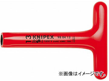クニペックス/KNIPEX 絶縁T型レンチ 品番:9804-22 JAN:4003773026228 Insulated type wrench