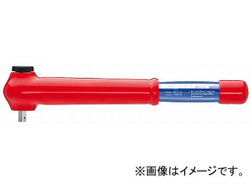 クニペックス/KNIPEX 絶縁トルクレンチ NM仕様(5-50NM) 3/8SQ 品番：983350JP JAN：4003773073703 Insulated torlen