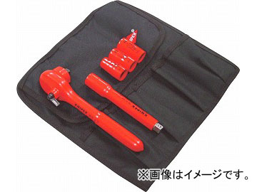クニペックス/KNIPEX HV・EV車用 絶縁ソケットレンチセット 品番：HEV-1 JAN：4545301045573 Insulated socket wrench set for vehicles
