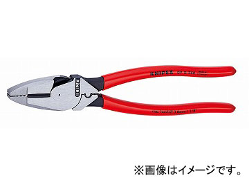 クニペックス/KNIPEX 架線工事用強力ペンチ 品番：0911-240 圧着付 JAN：4003773071952 Powerful pliers for overhead line construction｜オートパーツエージェンシー