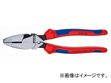 クニペックス/KNIPEX 架線工事用強力ペンチ 品番：0912-240 圧着付 JAN：4003773071969 Powerful pliers for overhead line construction 11,239円