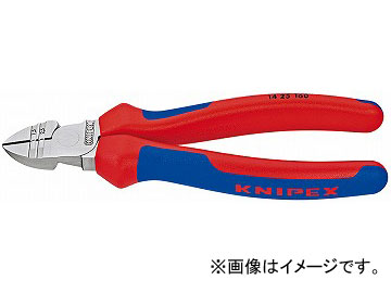 クニペックス/KNIPEX 穴付ニッパー 品番:1425-160 JAN:4003773028697 Nipper with holes|オートパーツエージェンシー