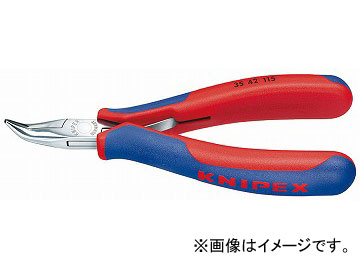 クニペックス/KNIPEX エレクトロニクスプライヤー 品番：3542-115 JAN：4003773027874 Electronics pllyer