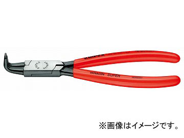 クニペックス/KNIPEX 穴用スナップリングプライヤー 曲 品番：4421-J21 JAN：4003773011217 Hole snapring pliers