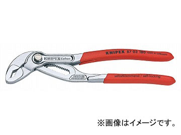 クニペックス/KNIPEX コブラ ウォーターポンププライヤー 品番：8703-180 JAN：4003773005667 Cobra Water Pump Pliers
