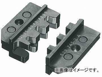 クニペックス/KNIPEX クリンピングシステムプライヤー(9743-200)用圧着ダイス型 品番：9749-15 JAN：4003773043164  Pressing dice for clinping system pliers