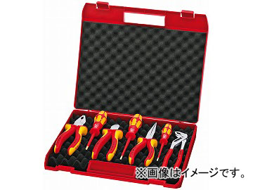 クニペックス/KNIPEX コンパクトツールケースセット 品番：002115 入数：1仕掛ける(7点) JAN：4003773042853  Compact tool case set DIY・工具-花・ガーデン・DIY