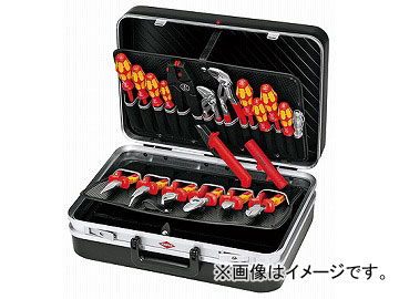 クニペックス/KNIPEX ツールケースセット 品番：002120 入数：1セット(20点) JAN：4003773052166 Tool case set