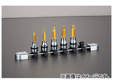 KTC （9.5SQ）ネプロス・T型トルクスビットセット NTQ6T05A JAN：4989433127538  Nepros type Torx Bit Set