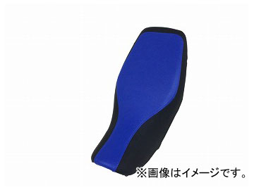2輪 グロンドマン 国産シートカバー ブルー・エンボスブラック ツートンカラー/透明ステッチ（被せ） 品番：GR5568HC58S0 JAN：4562493040261 ホンダ グロム Domestic seat cover