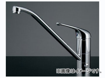 カクダイ シングルレバー混合栓（分水孔つき） 品番：117-031K JAN：4972353117413 Single lever mixer tap with water hole