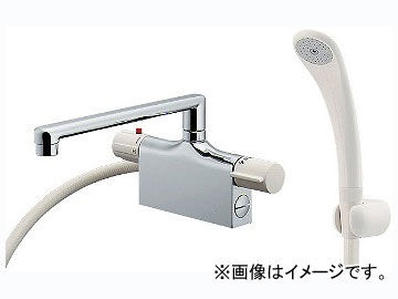 カクダイ サーモスタットシャワー混合栓（デッキタイプ） 品番：175-002K JAN：4972353002689 Thermostat shower mixer tap deck type