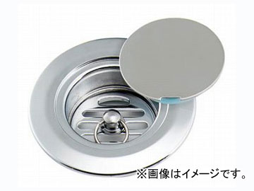 カクダイ ハンディーツバヒロ掃除口（目皿つき） 品番：400-416-75 JAN：4972353024407 Handomits Bahiro Cleaning Exit with eye plate