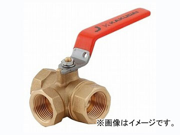 カクダイ 三方ボールバルブ 品番：6508-20 JAN：4972353650811 Three sided ball valve
