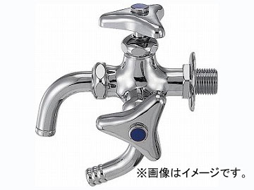 カクダイ 万能ホーム双口水栓13 品番：7041 JAN：4972353704187 Universal platform two mouth faucet｜オートパーツエージェンシー