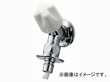 カクダイ 洗濯機用水栓（ストッパー、送り座つき） 品番：721-517-13 JAN：4972353721726 Washing machine faucet with stopper sitting