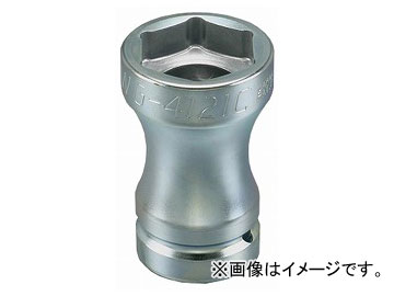 チップトップ 25.4角 スーパースリムコンビネーションソケット 35×17mm 8WG-3517C square Super limm combination socket