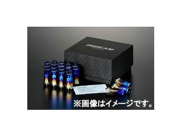 デジキャン チタンレーシングナット スズキ ソリオ 貫通 M12-P1.25 48.5mm 入数：1セット(16個入) Titanium racing nut