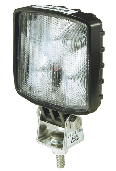 小糸製作所/KOITO LEDワーキングランプ角型ミニタイプ 12V/24V 9W ワイド LWL-9003W 入数：1個 Working Lamp Square Mini Type画像
