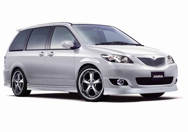 メーカー直販専門ショップ のダムド Damd フロントハーフスポイラー 塗装済 マツダ Mpv Lw3w Lwfw 後期 03年01月 06年02月 選べる3塗装色 最高品質の