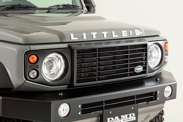ダムド DAMD little D. フロントグリル マットブラック塗装 スズキ ジムニーシエラ JB74 2018年07月〜