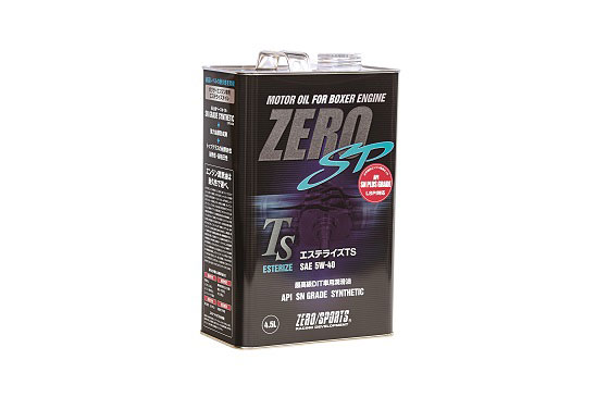 ゼロスポーツ/ZERO SPORTS ZERO SP エステライズTS エンジンオイル 4.5L 5W-40 0826023 Estellise engine oil