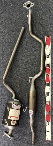 大栄テクノ リアマフラー ダイハツ タント L360S 4WD ターボ 2003年11月~2007年12月 MDH-9706SPT Rear muffler|オートパーツエージェンシー