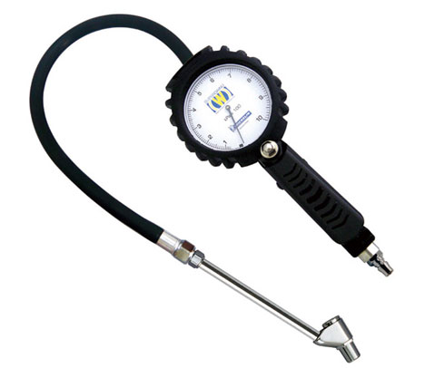 泉産業貿易 インフレーターゲージ 乗用車/トラック用先端スリムWチャック WD1991-SOM/S Inflator gauge｜オートパーツエージェンシー