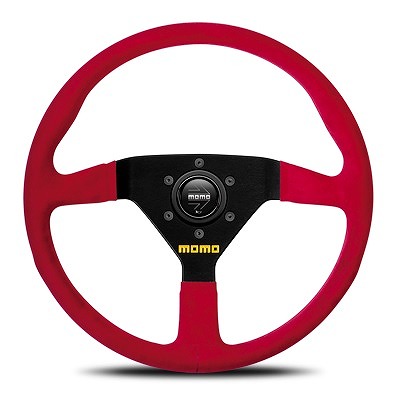 MOMO/モモ モデル78 ステアリング レッドスエード 343mm M-64