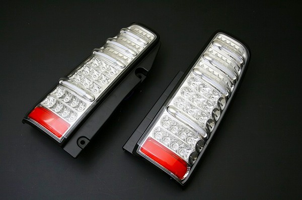 エムブロ サンダーLEDテール スズキ ジムニー JB23W 1998年10月～ クローム ウインカーLED STJBJIMY-2L-CC-04 Thunder tail