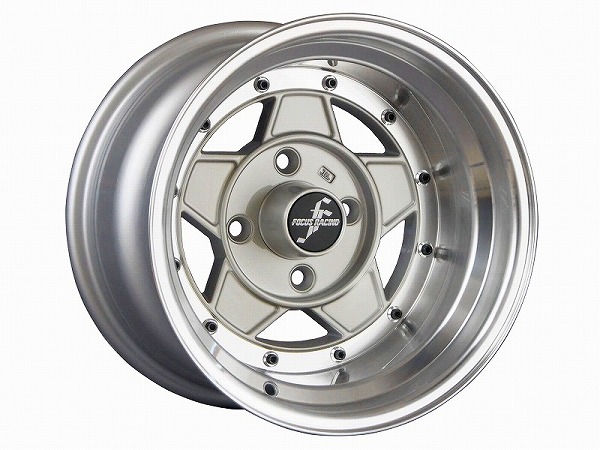 コーリンプロジェクト フォーカスレーシングファイブ ホイール シルバー 14インチ×9J -25 4H114.3 FOCUS5-25490KS wheel